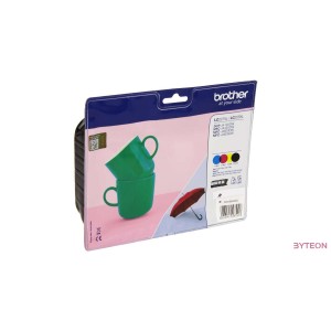 Brother LC227XL - 3 szín + fekete készlet, nagy kapacitású (C/M/Y/BK)