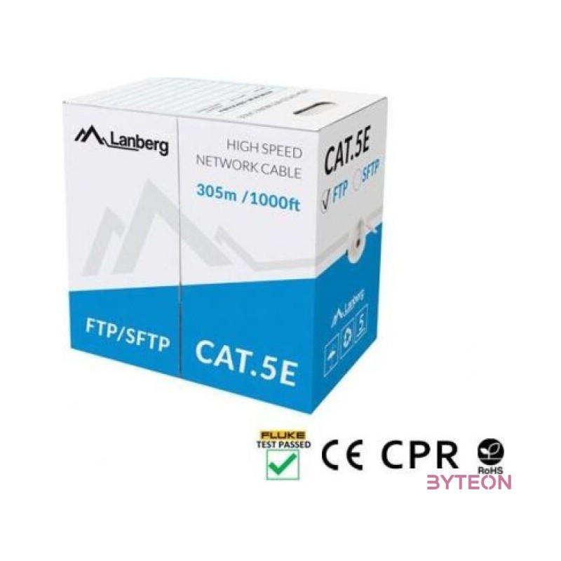 Lanberg LCU6-11CU-0305-S hálózati kábel Szürke 305 M Cat6 U,UTP (UTP)