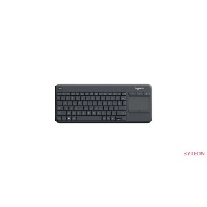 Logitech K400 Plus Touch (ENG, Vez.nélküli) - Fekete