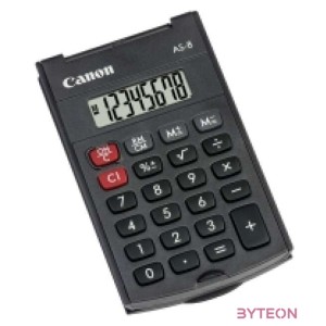 Canon AS-8 számológép Hordozható Kijelző kalkulátor Szürke