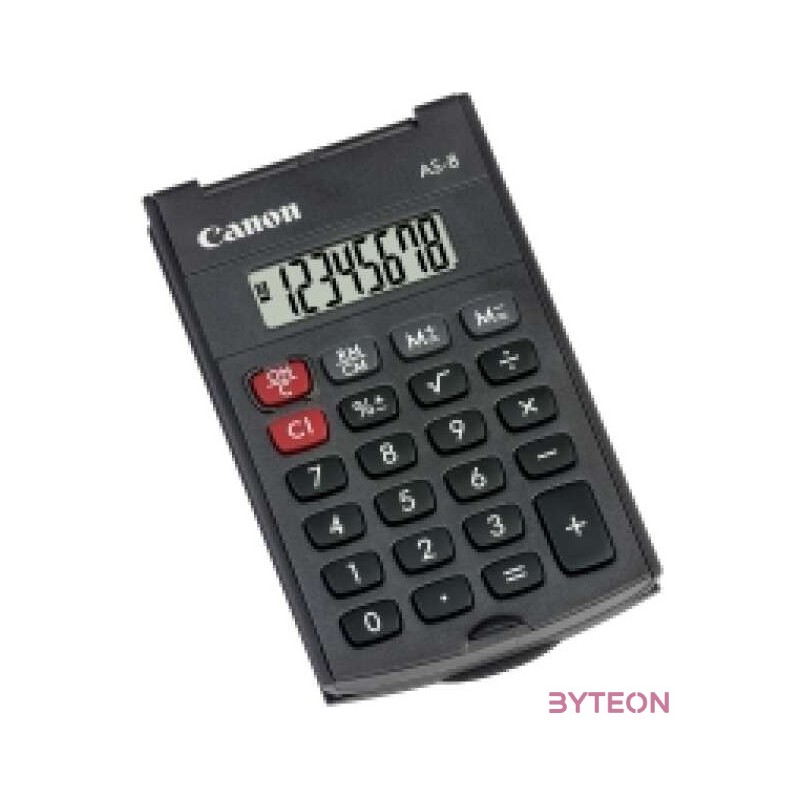 Canon AS-8 számológép Hordozható Kijelző kalkulátor Szürke