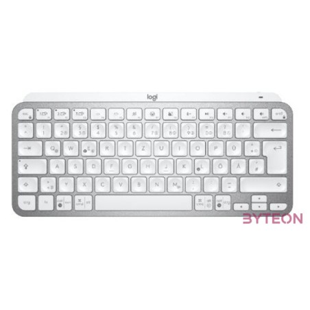 Logitech MX Keys Mini Minimalist Wireless Illuminated Keyboard billentyűzet RF vezeték nélküli  Bluetooth QWERTZ Német Szürke