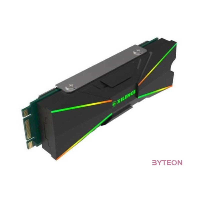 Xilence M2SSD.B.ARGB hűtő (Passzív) - Fekete