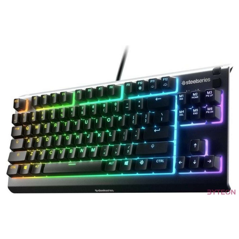 Steelseries Apex 3 TKL billentyűzet USB QWERTY Angol Fekete