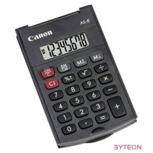 Canon AS-8 számológép Hordozható Kijelző kalkulátor Szürke