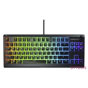Steelseries Apex 3 TKL billentyűzet USB QWERTY Angol Fekete