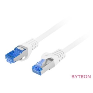 Lanberg PCF6A-10CC-0050-W hálózati kábel Fehér 0,5 M Cat6a S,FTP (S-STP)