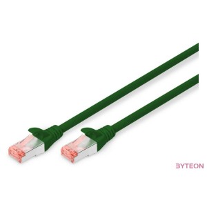 Digitus 1m Cat6 S-FTP hálózati kábel Zöld S,FTP (S-STP)