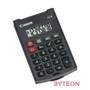 Canon AS-8 számológép Hordozható Kijelző kalkulátor Szürke