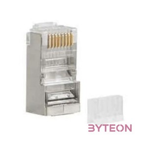 Lanberg PLS-6020 vezeték csatlakozó RJ-45 Rozsdamentes acél, Átlátszó