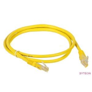 Gembird PP22-1M,Y hálózati kábel Sárga Cat5e