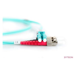 Digitus DK-2531-05,3 száloptikás kábel 5 M LC ST I-VH OM3 Türkizkék