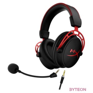 HP HyperX Cloud Alpha Headset Vezetékes Fejpánt Játék Fekete, Vörös