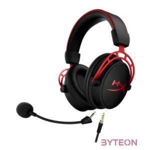 HP HyperX Cloud Alpha Headset Vezetékes Fejpánt Játék Fekete, Vörös