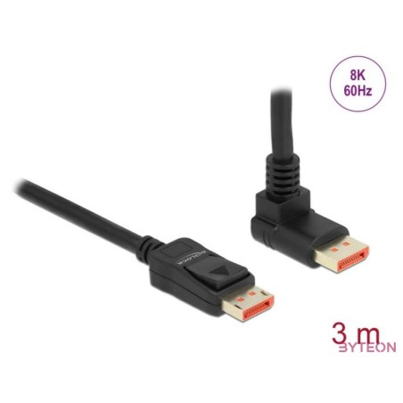 DeLOCK 87056 DisplayPort kábel 3 M Fekete