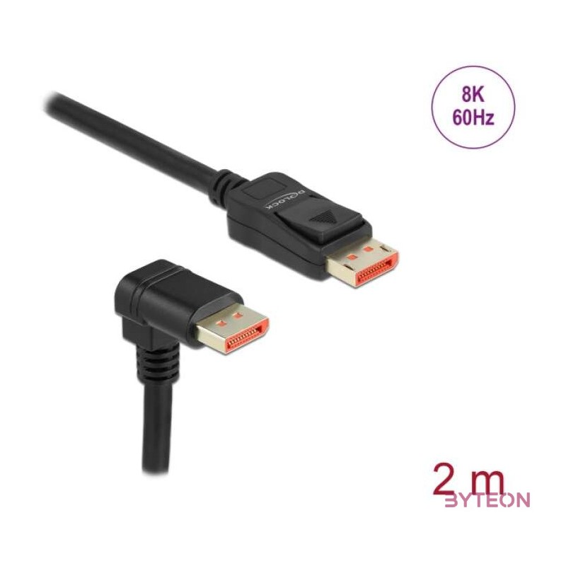 DeLOCK 87051 DisplayPort kábel 2 M Fekete
