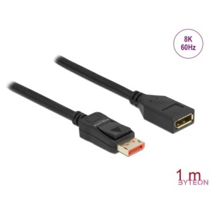 DeLOCK 87070 DisplayPort kábel 1 M Fekete