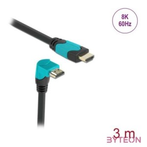 DeLOCK 86993 HDMI kábel 3 M HDMI A-típus (Standard) Fekete, Kék