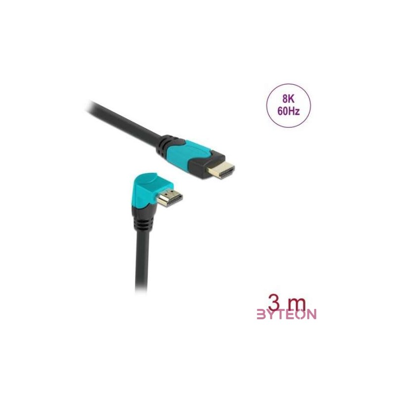 DeLOCK 86993 HDMI kábel 3 M HDMI A-típus (Standard) Fekete, Kék