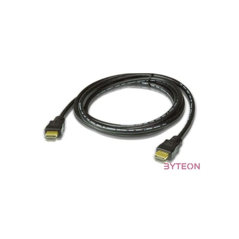 ATEN 2L-7D02H-1 HDMI kábel 2 M HDMI A-típus (Standard) Fekete