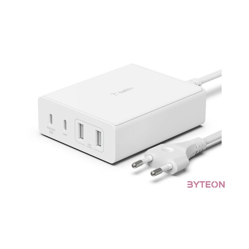 Belkin WCH010VFWH mobiltelefon töltő Fehér Beltéri