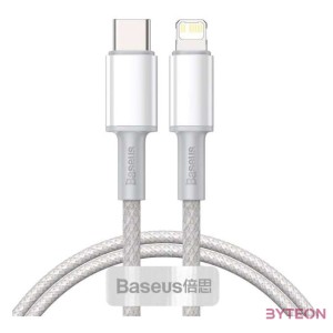 Baseus CATLGD-02 Lightning kábel 1 M Fehér