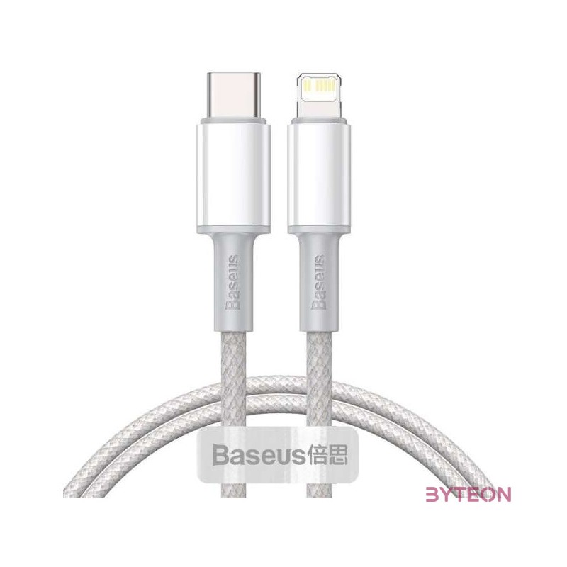 Baseus CATLGD-02 Lightning kábel 1 M Fehér