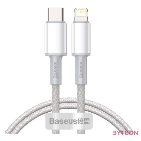 Baseus CATLGD-02 Lightning kábel 1 M Fehér