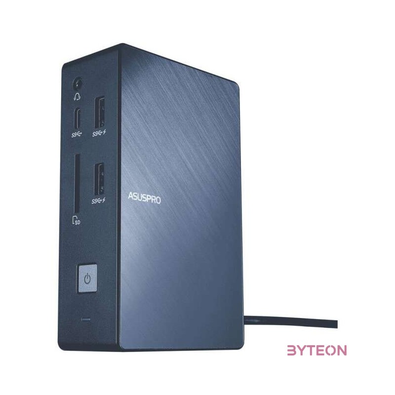 ASUS SIMPRO DOCK Vezetékes USB 3.2 Gen 1 (3.1 Gen 1) Type-C Fekete, Kék