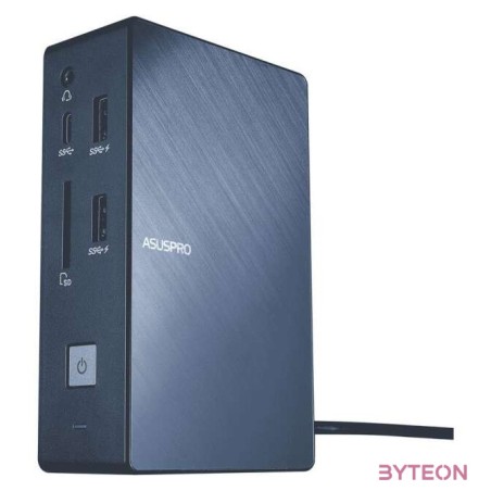 ASUS SIMPRO DOCK Vezetékes USB 3.2 Gen 1 (3.1 Gen 1) Type-C Fekete, Kék