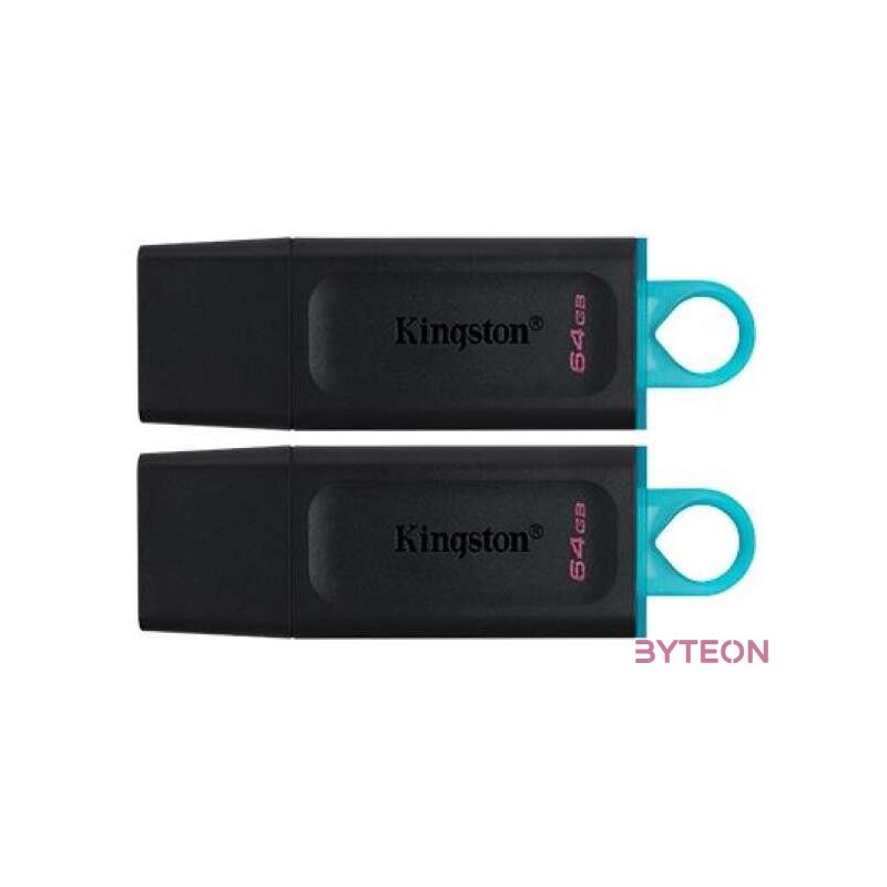 Kingston Technology DataTraveler Exodia USB flash meghajtó 64 GB USB A típus 3.2 Gen 1 (3.1 Gen 1) Fekete