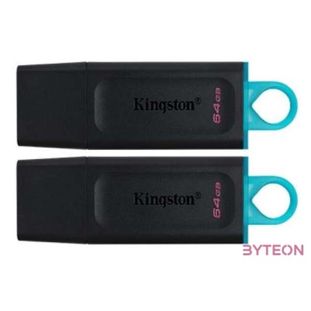 Kingston Technology DataTraveler Exodia USB flash meghajtó 64 GB USB A típus 3.2 Gen 1 (3.1 Gen 1) Fekete