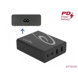 DeLOCK 41440 mobiltelefon töltő Fekete Beltéri