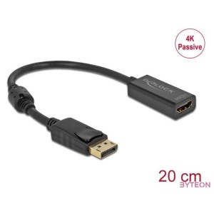 DeLOCK 63559 DisplayPort kábel 0,2 M HDMI Fekete