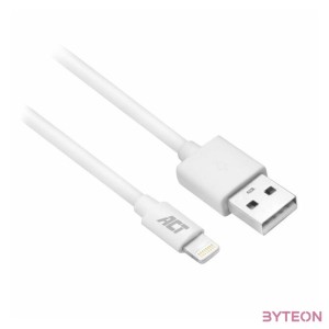 ACT AC3011 Lightning kábel 1 M Fehér