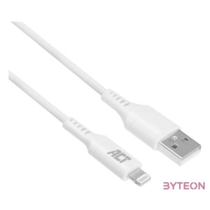 ACT AC3011 Lightning kábel 1 M Fehér