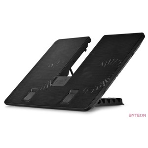 DeepCool U PAL notebook hűtőpad 39,6 cm (15.6) 1000 RPM Fekete