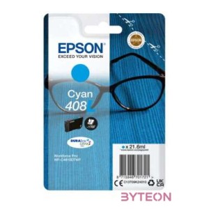 Epson 408L DURABrite Ultra tintapatron 1 dB Eredeti Extra (szuper) kapacitású Cián
