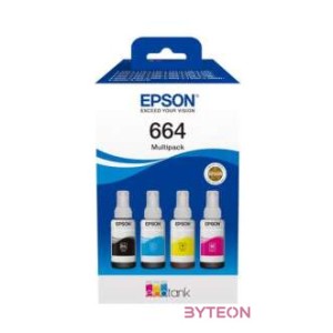 Epson C13T66464A tintapatron 4 dB Kompatibilis Fekete, Cián, Magenta, Sárga