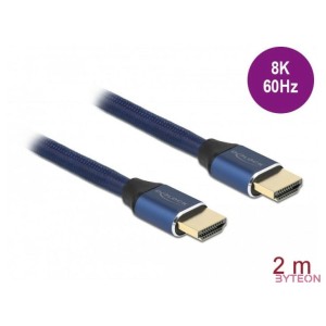 DeLOCK 85447 HDMI kábel 2 M HDMI A-típus (Standard) Kék