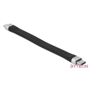 DeLOCK 86793 USB kábel 0,135 M USB 2.0 USB C Micro-USB B Fekete, Ezüst