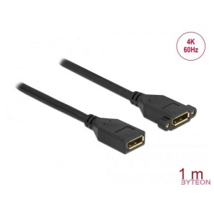 DeLOCK 87100 DisplayPort kábel 1 M Fekete