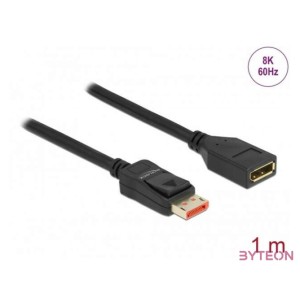 DeLOCK 87070 DisplayPort kábel 1 M Fekete