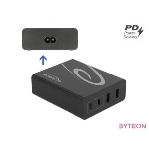 DeLOCK 41440 mobiltelefon töltő Fekete Beltéri