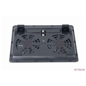 Gembird NBS-2F15-05 notebook hűtőpad 39,6 cm (15.6) 1500 RPM Fekete