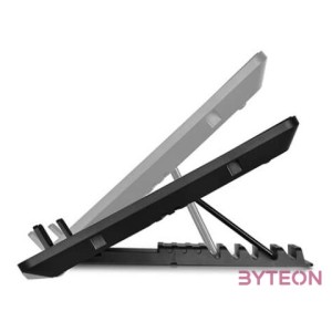 DeepCool U PAL notebook hűtőpad 39,6 cm (15.6) 1000 RPM Fekete