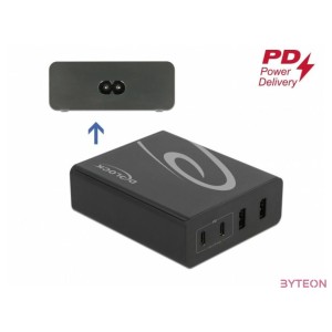 DeLOCK 41440 mobiltelefon töltő Fekete Beltéri