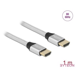 DeLOCK 85366 HDMI kábel 1 M HDMI A-típus (Standard) Ezüst