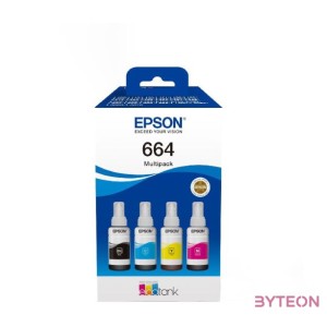 Epson C13T66464A tintapatron 4 dB Kompatibilis Fekete, Cián, Magenta, Sárga