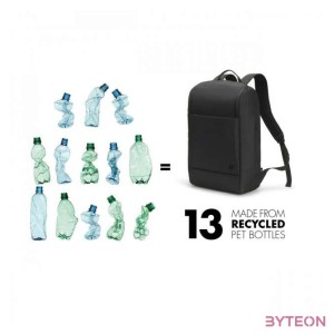 Dicota Eco MOTION 13 - 15.6 notebook táska 39,6 cm (15.6) Hátizsák Fekete